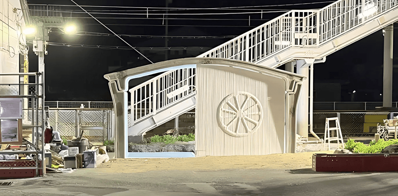 3-D Railway Station