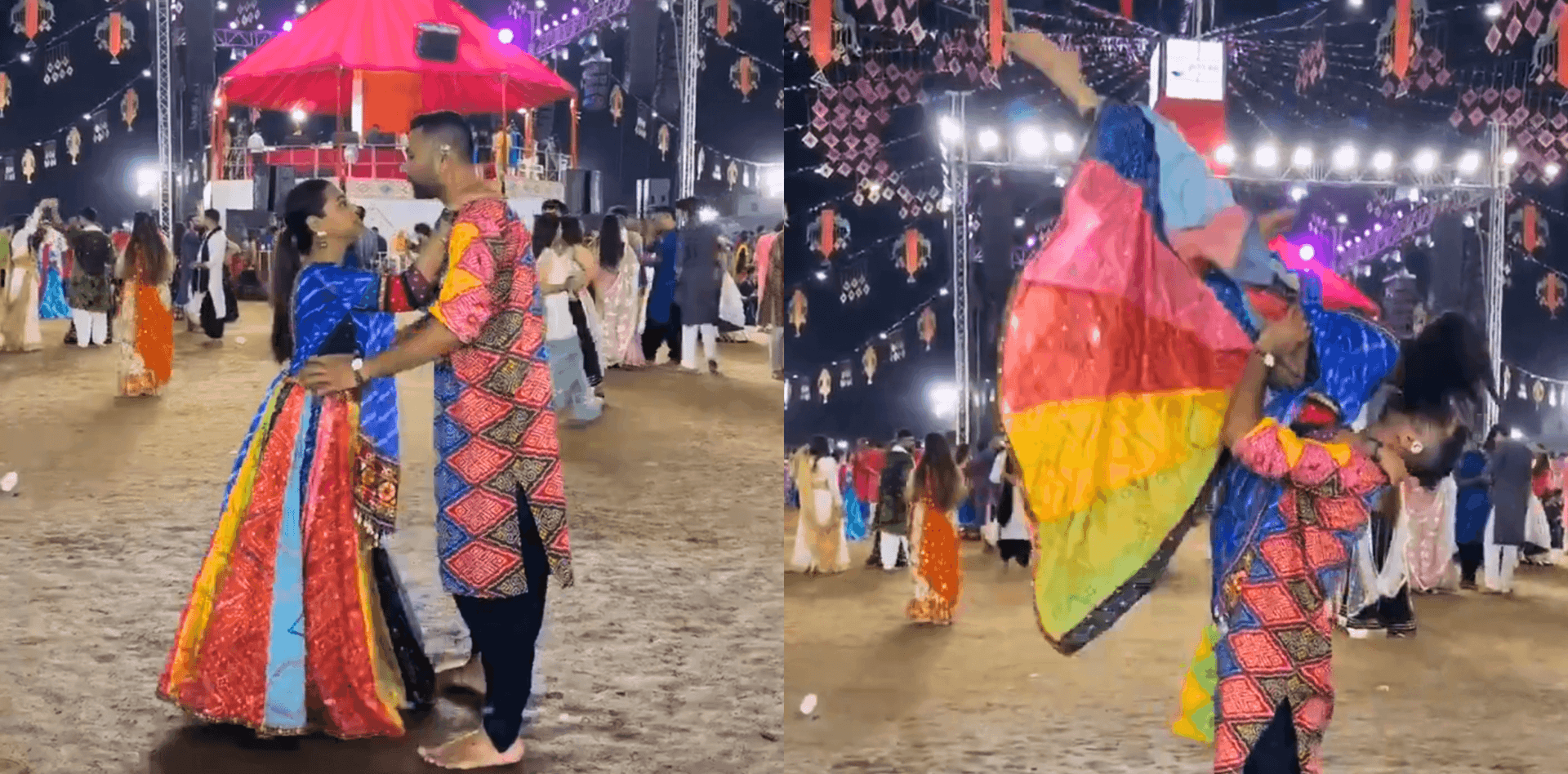 Indian-Origin Couple Apologizes for Kiss at Gujarat Garba Event