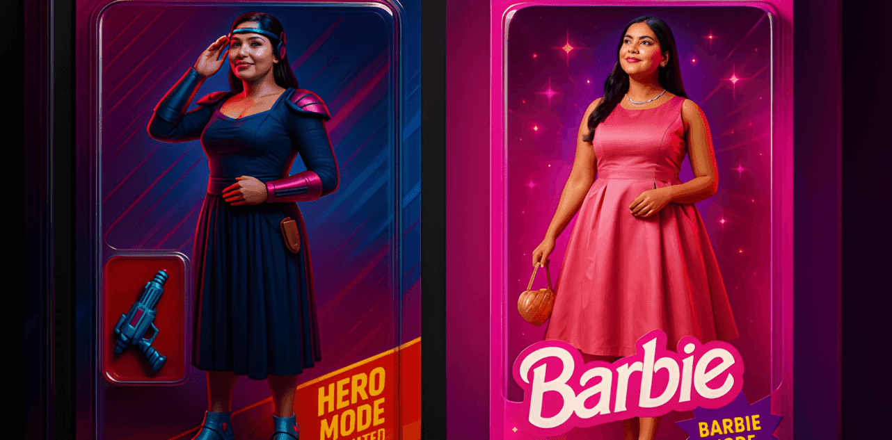 AI Barbie trend