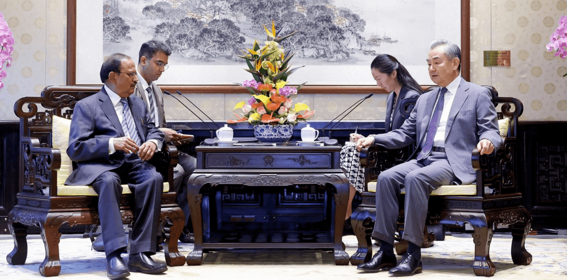 Ajit Doval and Chinese Foreign Minister Wang Yi met today