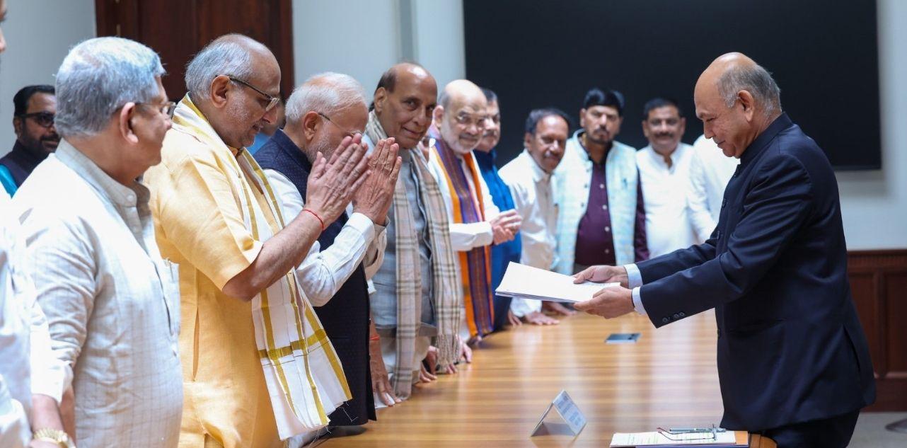 CP Radhakrishnan Files VP Nomination