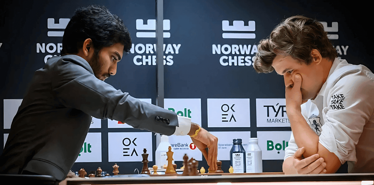 D Gukesh, Magnus Carlsen
