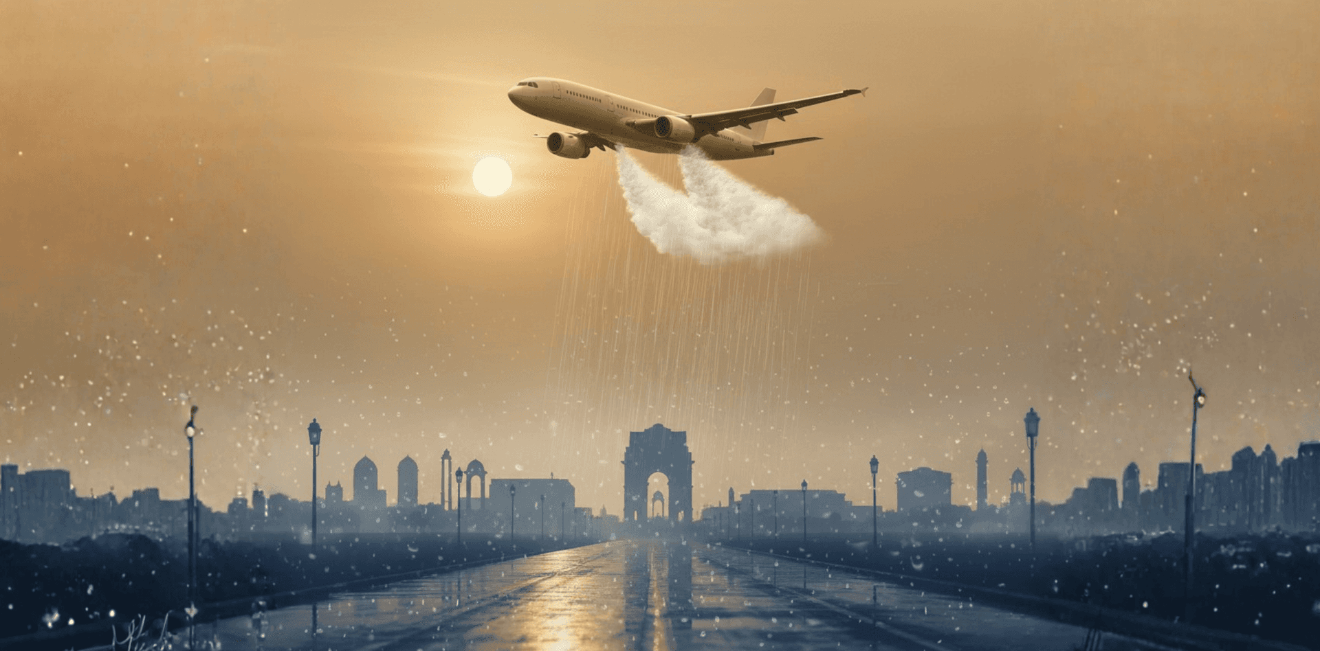 Delhi Launches Artificial Rain Plan to Tackle Post-Diwali Pollution