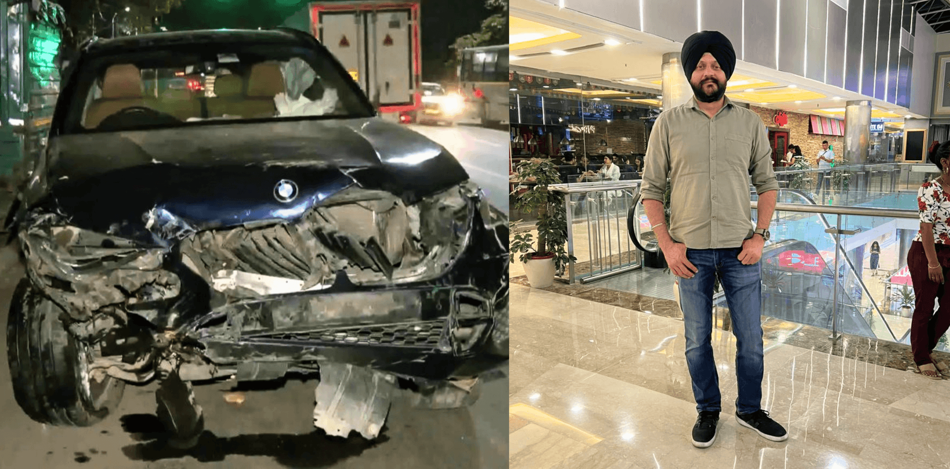 Dhaula Kuan Accident by BMW