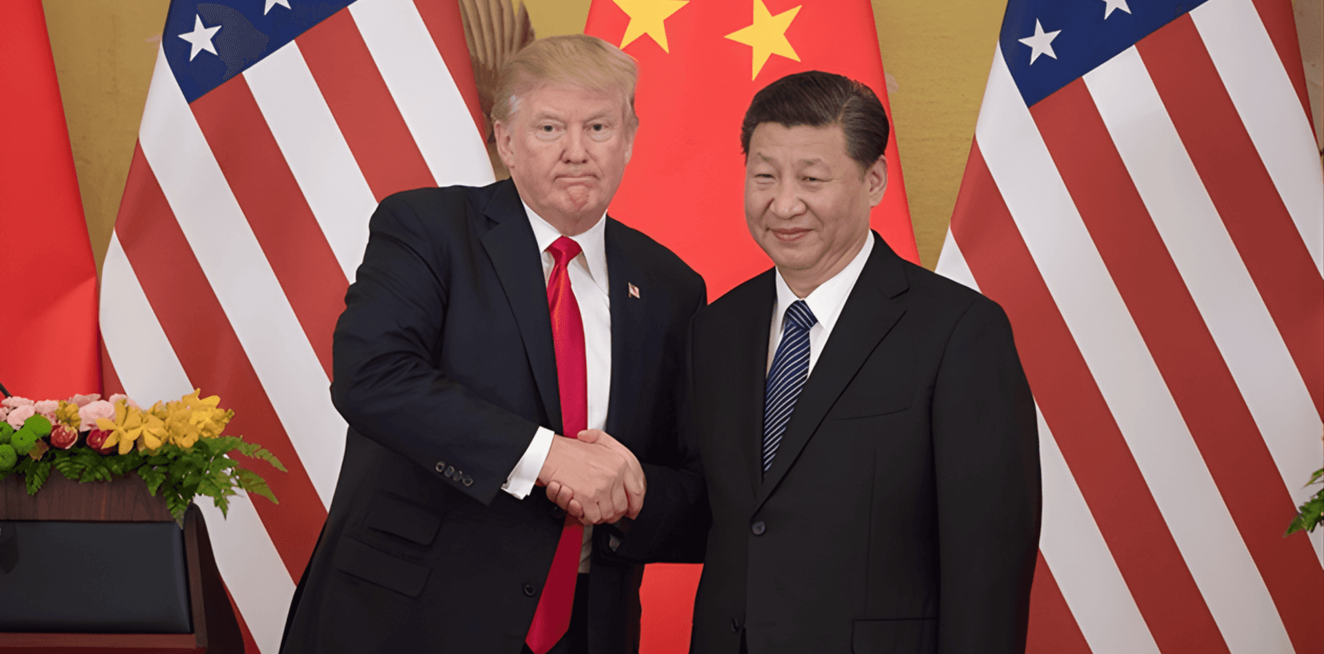 Donald Trump and Xi Jinping
