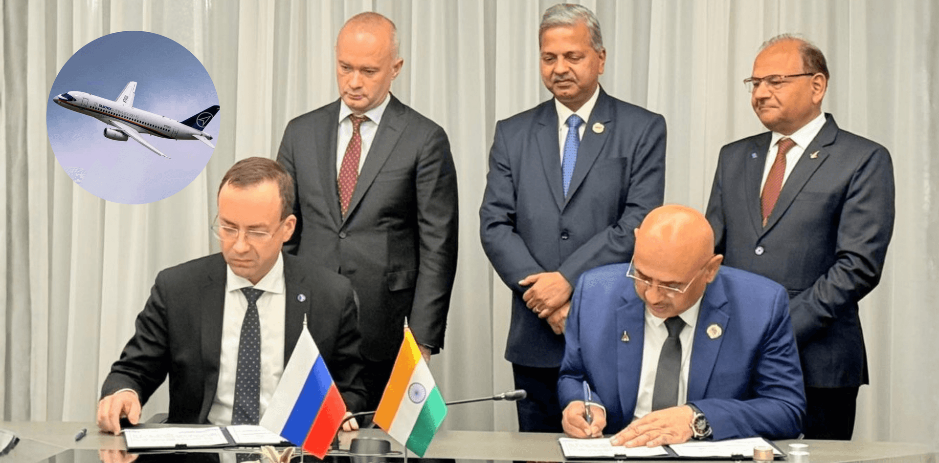 HAL and Russia’s UAC to Jointly Manufacture SJ-100 Passenger Jets in India