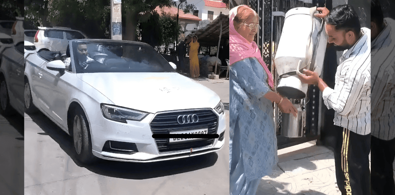 Amit Bhadana milk delivery Audi