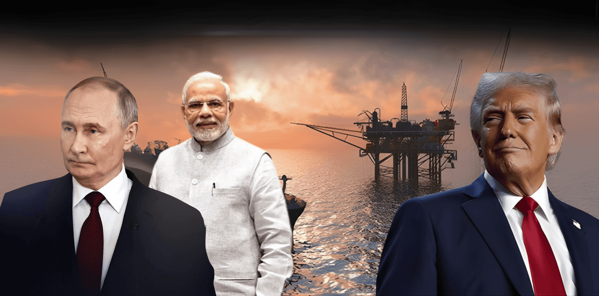 India, Russia and USA