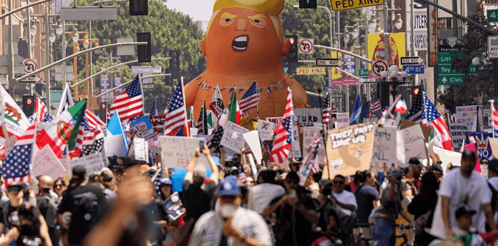 What is the 'No King' Protests Erupted Across US?