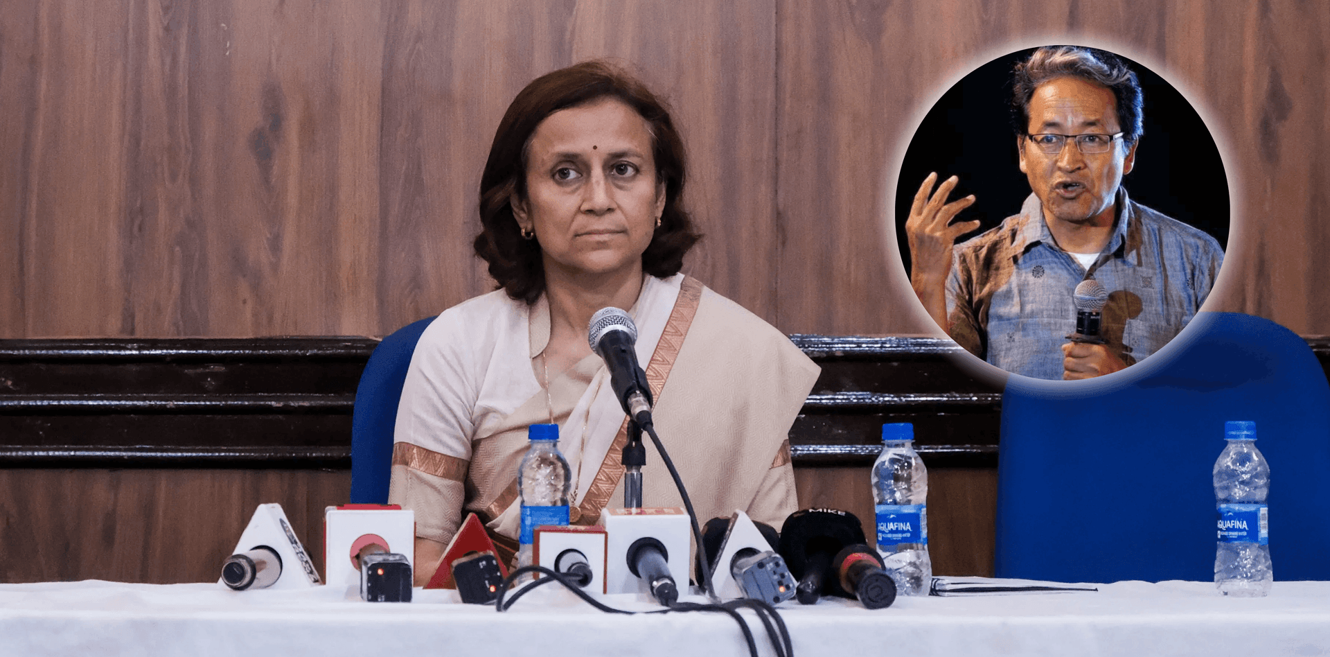 Sonam Wangchuk NSA arrest wife Angmo