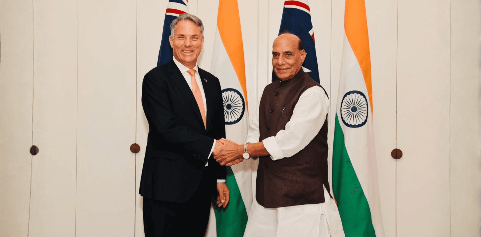 Rajnath Singh in Canberra to deepen defence, strategic ties