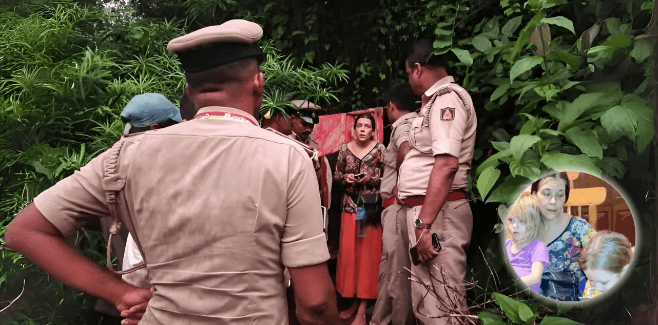 Russian Woman in cave