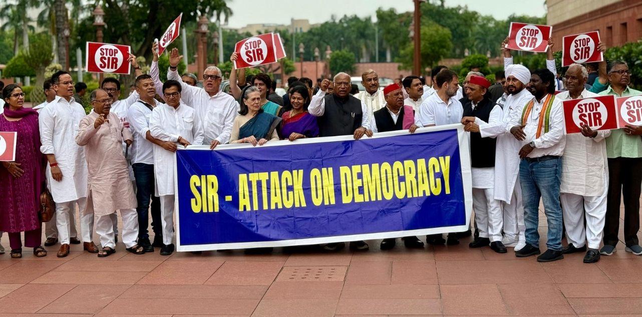 Bihar voter roll revision protest