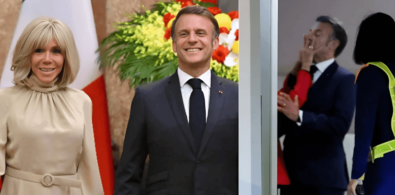 Emmanuel and Brigitte Macron