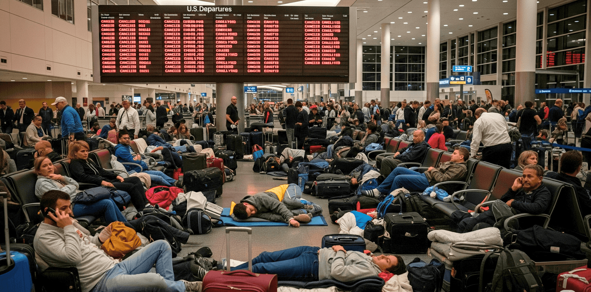 Passengers Stranded at US Airports