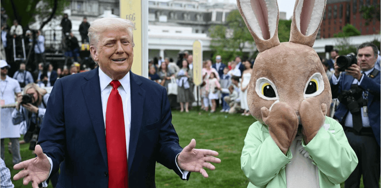Trump mocks Biden Easter Bunny incident