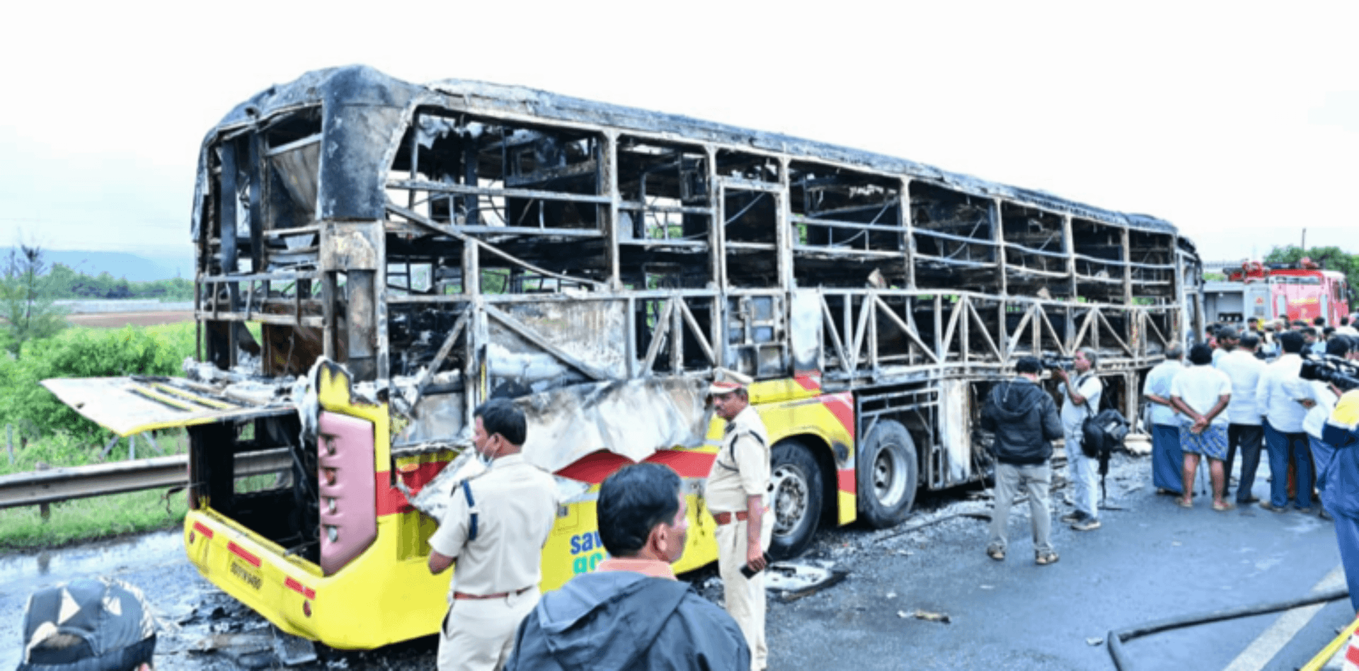 Hyderabad bus accident 2025