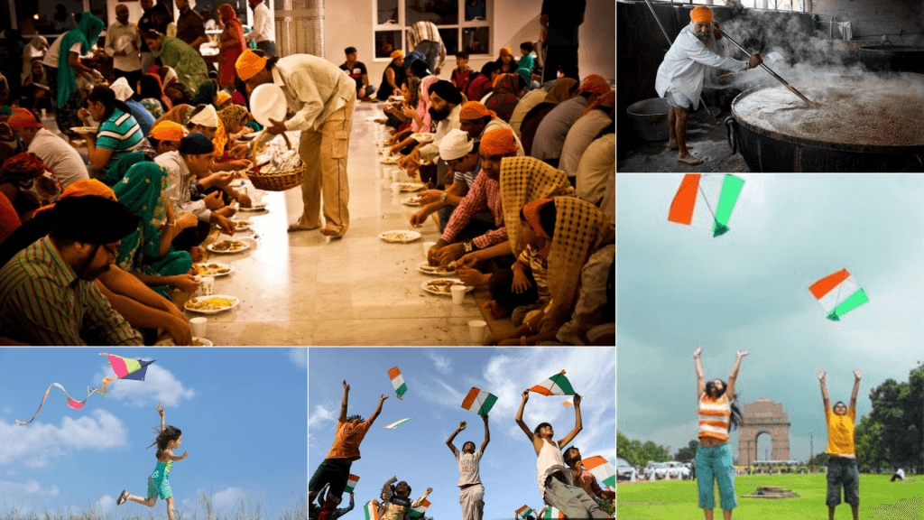 Kite Flying and Langar Seva: Northern Indian States Reverberate with Independence Day Spirit