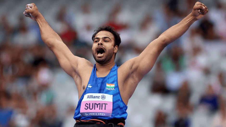 Sumit Antil Sets Two Records, Wins Gold at Paris Paralympics