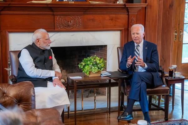 India’s Prime Minister Narendra Modi held a Bilateral Meeting with the US President in Wilmington