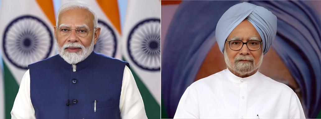 PM Narendra Modi wishes Dr Manmohan Singh on his 92nd Birthday