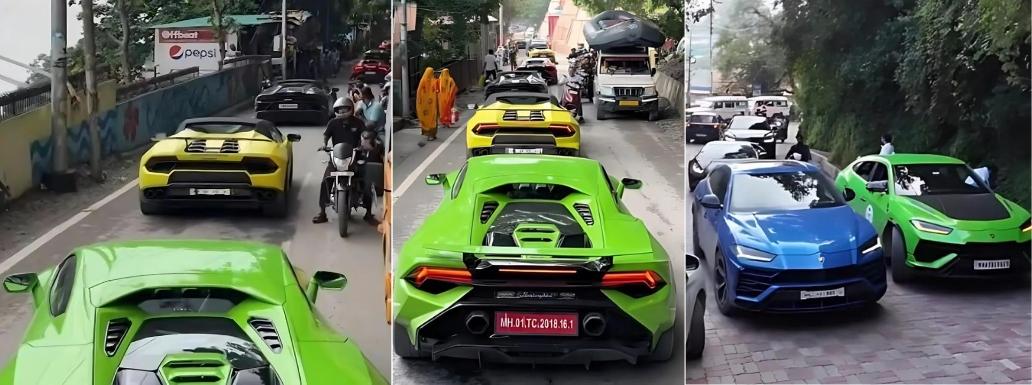 Queen of Hills hosts Royale Parade: 71 Lamborghinis Take over Mussoorie