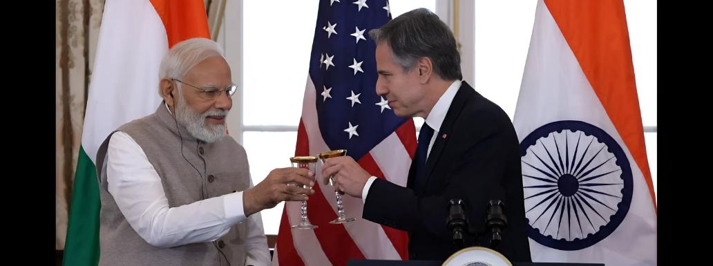 PM Modi Meets US Secretary Antoni Blinken at 19th East Asia Summit