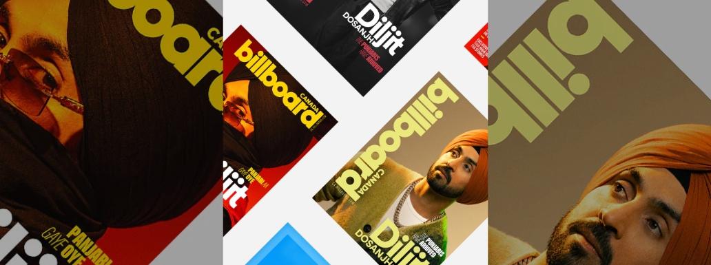 Diljit Dosanjh Pens History; First Indian Artist on The Cover of Billboard Magazine