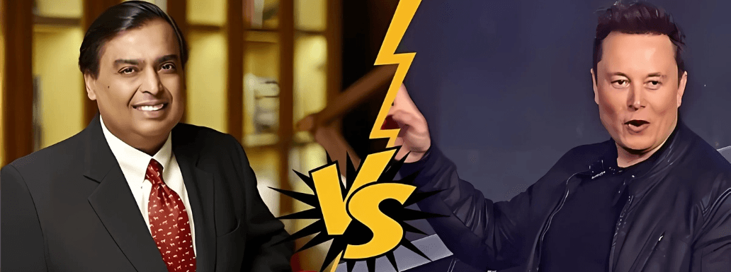 Will Musk’s Starlink or Ambani’s Jio Win India’s Internet Race?