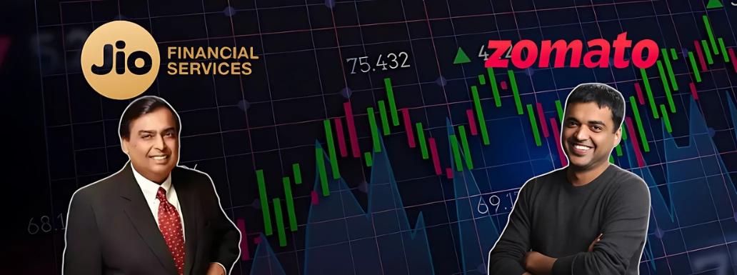 Zomato & Jio Financial Services to be Included in Benchmark BSE Sensex
