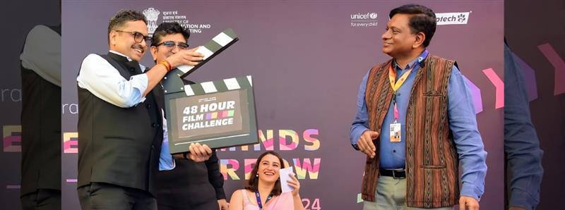Celebrating the Future of Indian Cinema – ‘Creative Minds of Tomorrow (CMOT)’ showcases Young Talent Crafted Stories in 48 hours