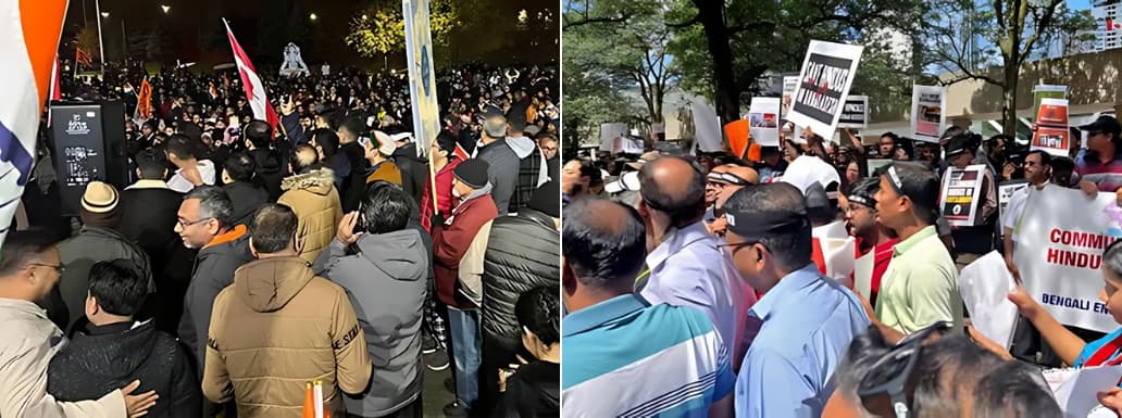 Indian Americans in Silicon Valley Demand Action on Attacks Against Hindus in Canada, B’desh