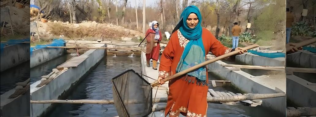 Kashmiri Sisters become Pacesetters: Create Job-Opportunities for Others Through Trout Farming