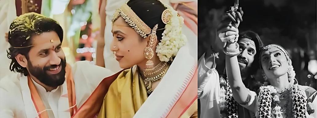 Sobhita Dhulipala touching Chaitanya’s feet in an Unseen Wedding Video Sparks Buzz on Internet