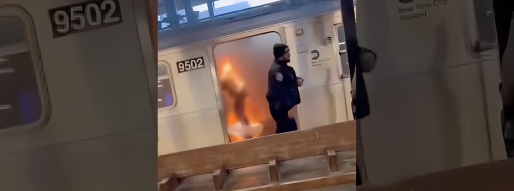 Shocking: Woman Dies After Being Burnt Alive on Subway Train in New York