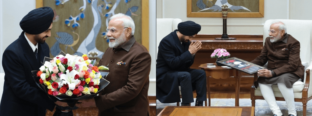 Diljit Dosanjh Met PM Modi; Says ‘A Fantastic Start of 2025’