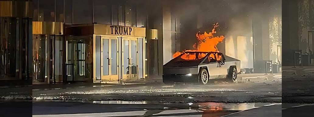 Cybertruck Explosion Outside Trump Tower in Las Vegas Sparks Terrorism Concerns