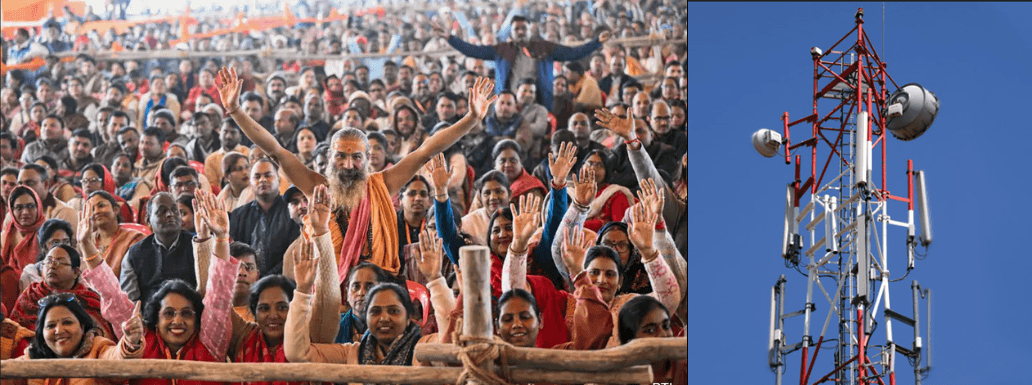 Seamless Communication for Millions of Visitors During Maha Kumbh Mela