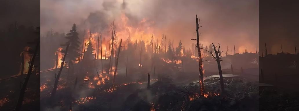 Authorities in Kashmir Issues Forest Fire Warning in the Coming Week