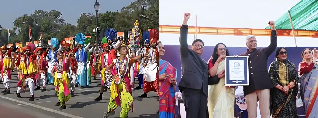 Guinness World Record established at National Republic Day Parade 2025 in New Delhi