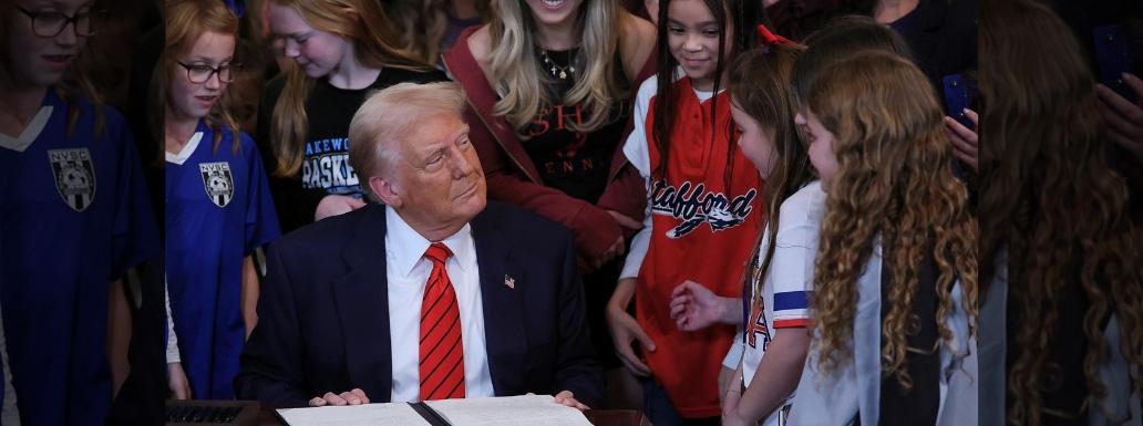 Donald Trump Bans Transgender Athletes from Women’s Sports