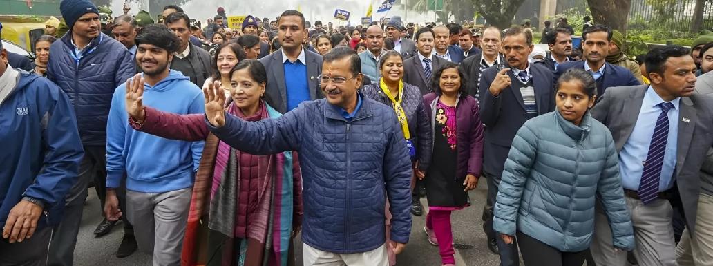 Arvind Kejriwal’s Daunting Challenge in New Delhi Race: A Look at His Political Journey