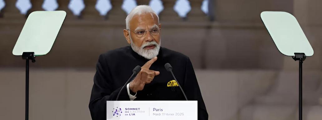 “We must democratize technology and create people-centric applications”: PM Modi in Paris