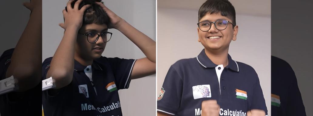 14-Year-old “Human Calculator”- Aryan is truly One in a Billion