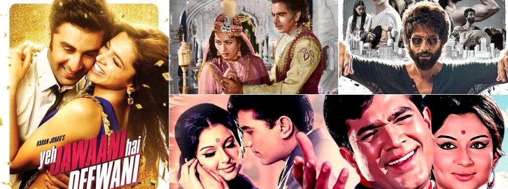 Evolution of Romance in Bollywood films