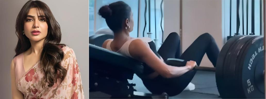 Samantha Sets Fitness Goals with 110 kg Hip Thrust