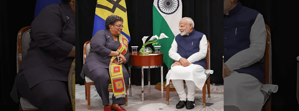 PM Modi Conferred with Honorary Order of Freedom of Barbados Award