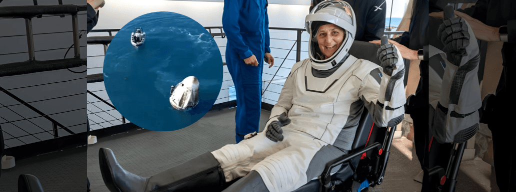 It’s a Cool Welcome from Dolphins for Sunita William back on Earth