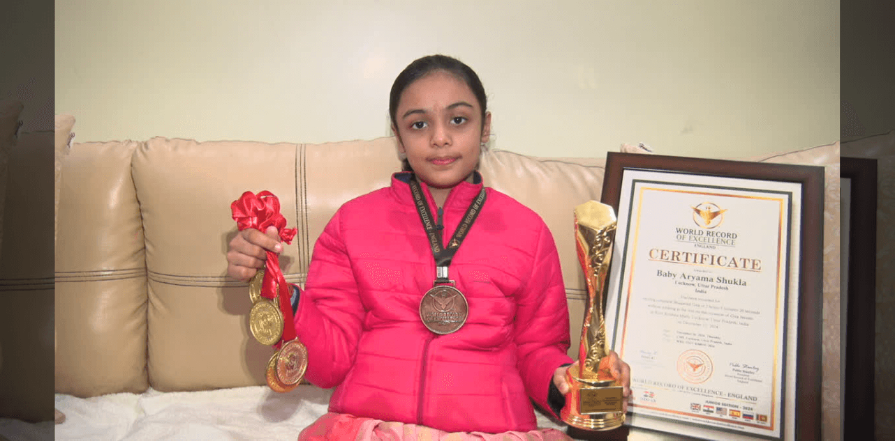 Nine-Year-Old Indian Recites Gita Shlokas in about two hours