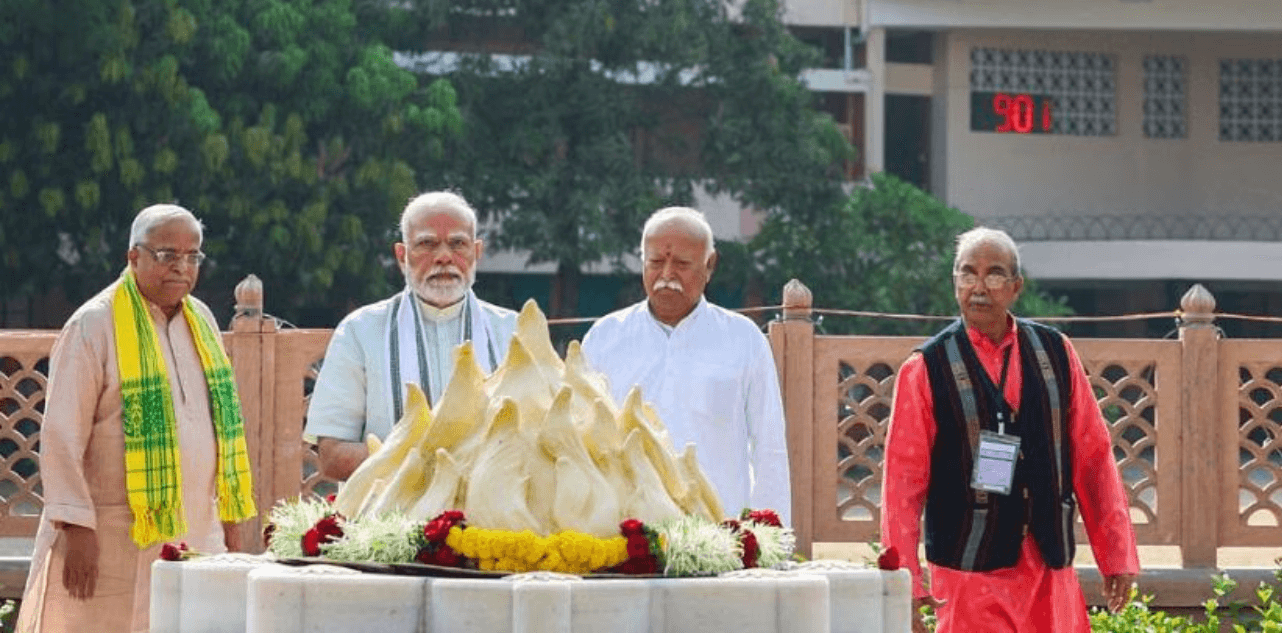 Historic Visit of Prime Minister Narendra Modi to RSS Headquarters in Nagpur